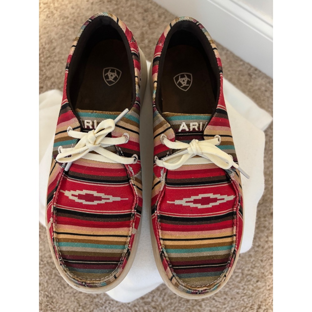 Ariat Hilo Serape Sunset Multi Color Stripe Loafers 10038457 Womens 7B